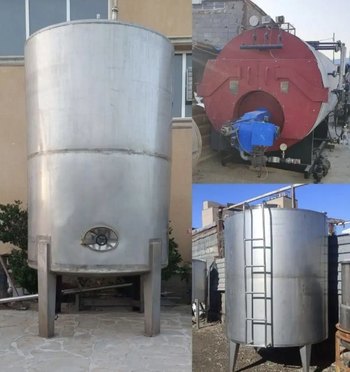 خرید*فروش مخزن استیل میکسرپروسس304*316شویند لبنیات|ماشین‌آلات صنعتی|تهران, شادآباد|دیوار