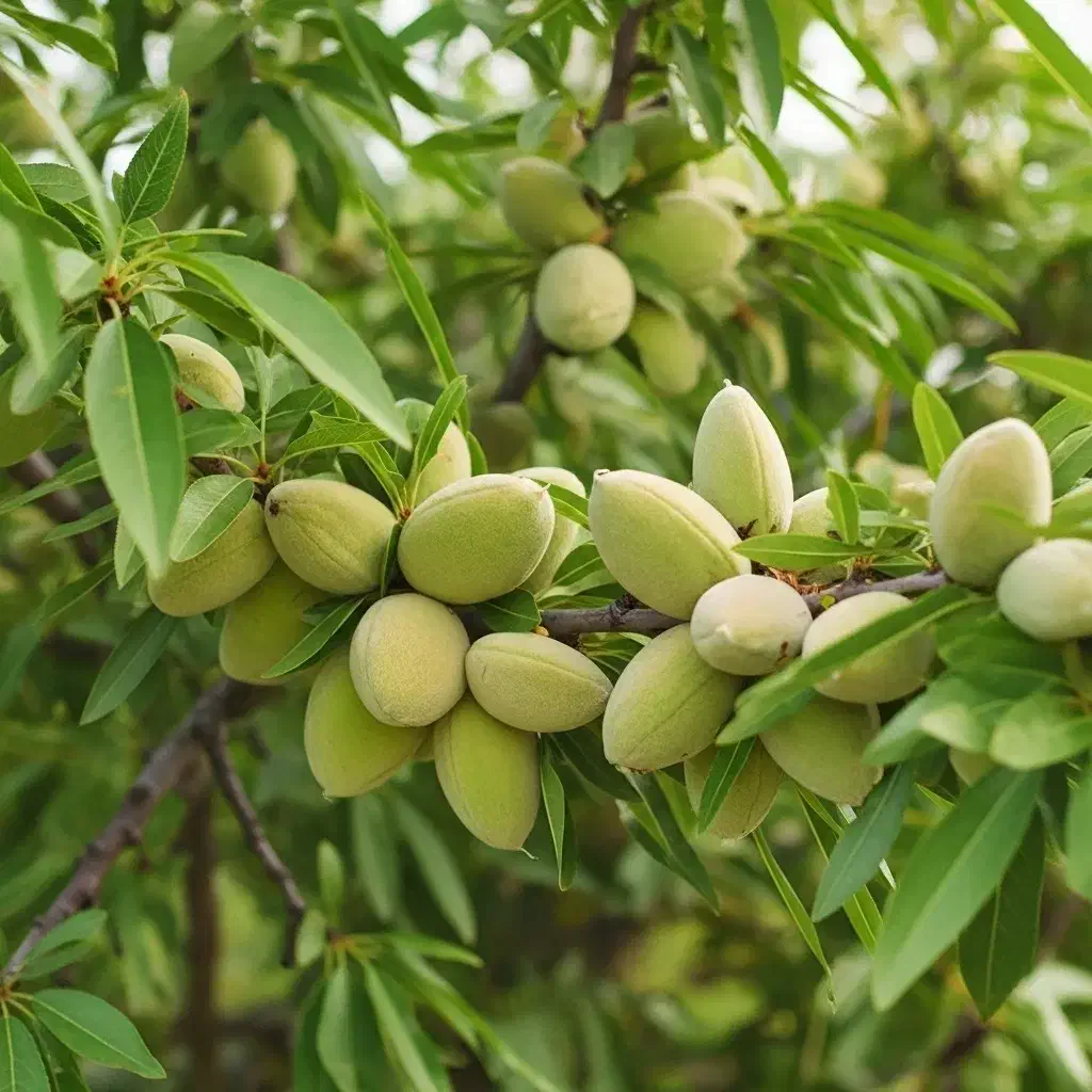 نهال بادام سنگی اصیل و مطمئن، با شناسنامه رشد|گل و گیاه طبیعی|اردبیل, |دیوار