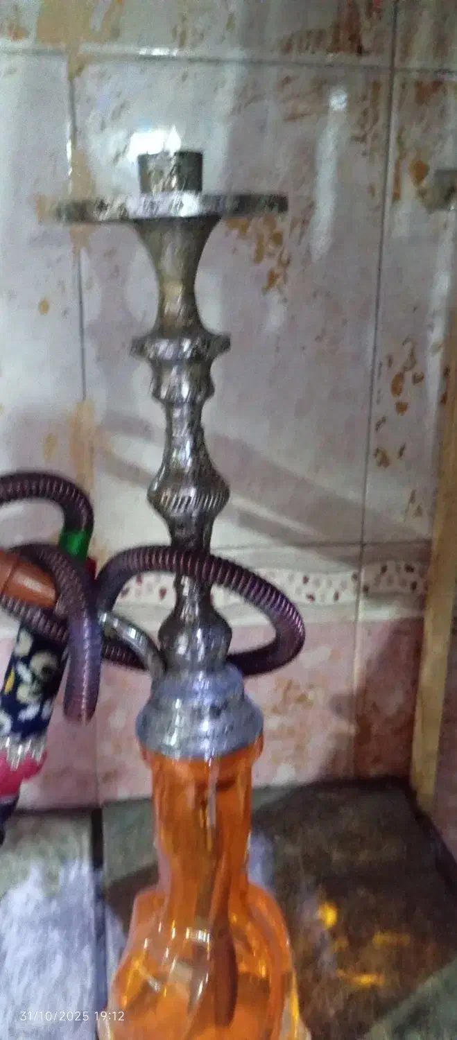 قلیان حاج اوغلی اصل قدیمی|کلکسیون اشیاء عتیقه|ری, سیزده آبان|دیوار