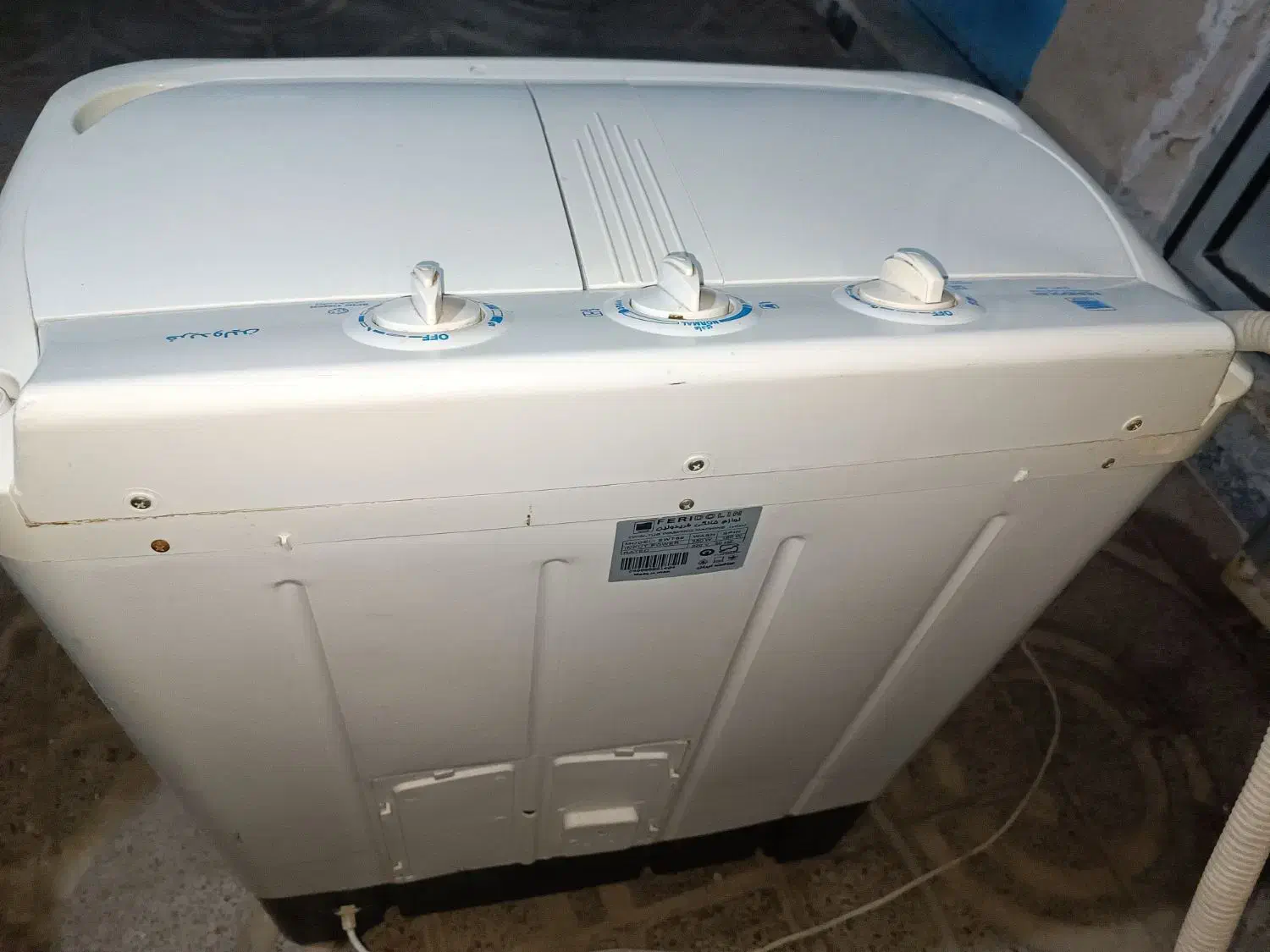 لباسشویی دوقلو|ماشین لباسشویی و خشک‌کن لباس|دلیجان, |دیوار