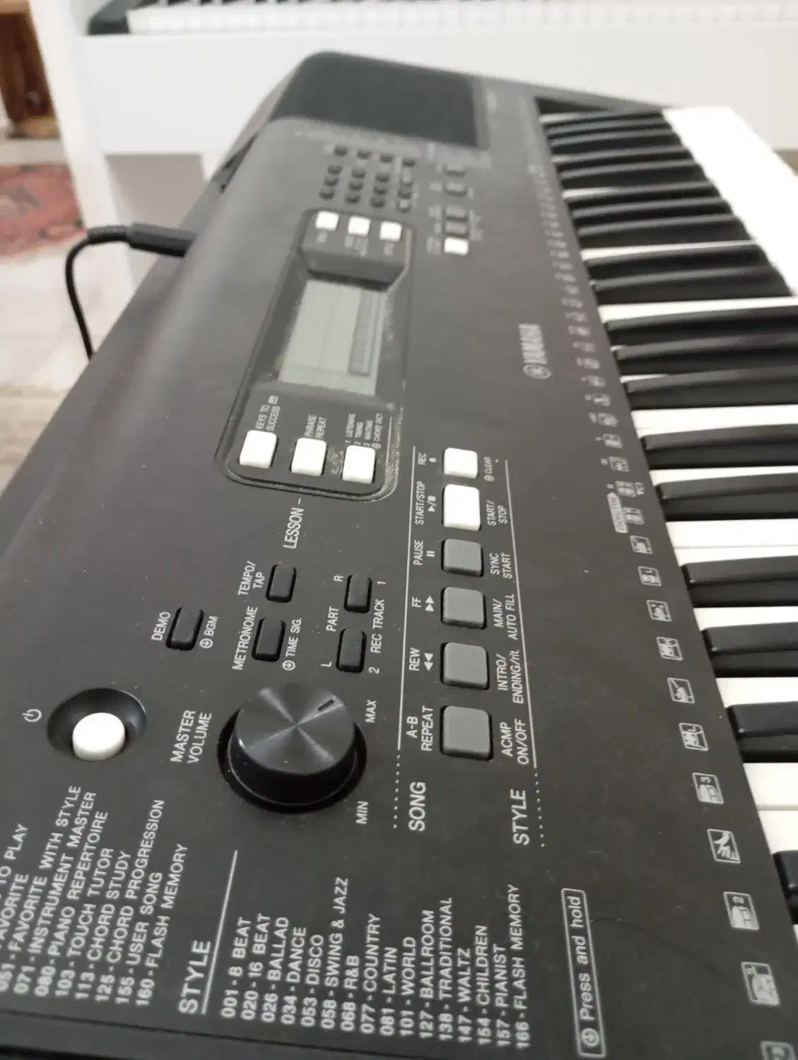 ارگ یاماهاE363 در حد نو وتمیز|پیانو، کیبورد، آکاردئون|رشت, باهنر|دیوار