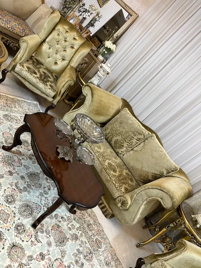 مبل راحتی مناسب جهیزیه در حدنو ترک|مبلمان خانگی و میز عسلی|مشهد, حسابی جنوبی (شهرک غرب)|دیوار