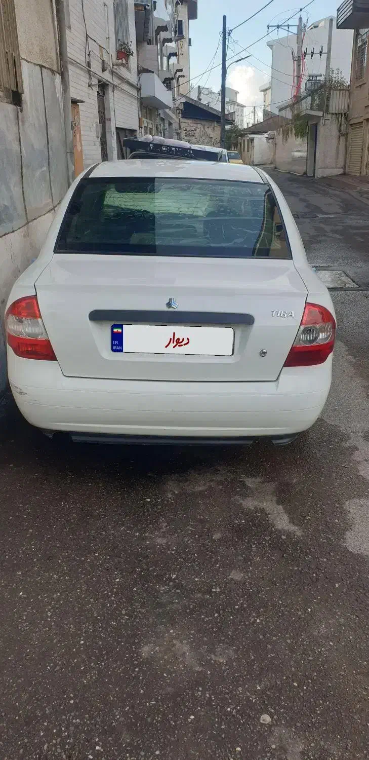 تیبا سفید بی رنگ|خودرو سواری و وانت|رشت, جانبازان|دیوار