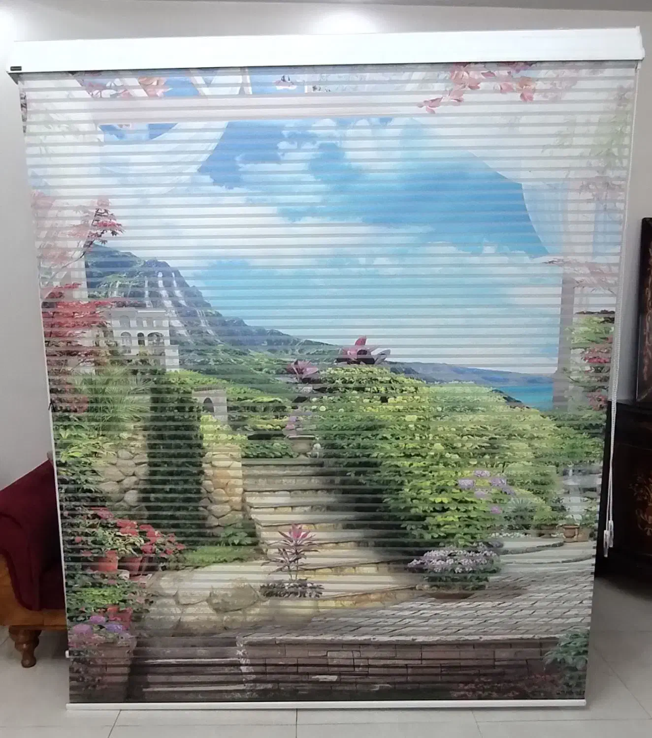 پرده زبرا در حد نو|پرده، رانر، رومیزی|فردیس, قریشی|دیوار