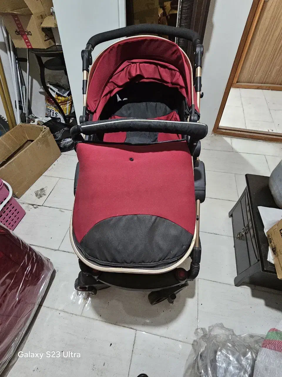 کالسکه و کرییر ببکو در حد نو|کالسکه و لوازم جانبی|رشت, چله خانه|دیوار