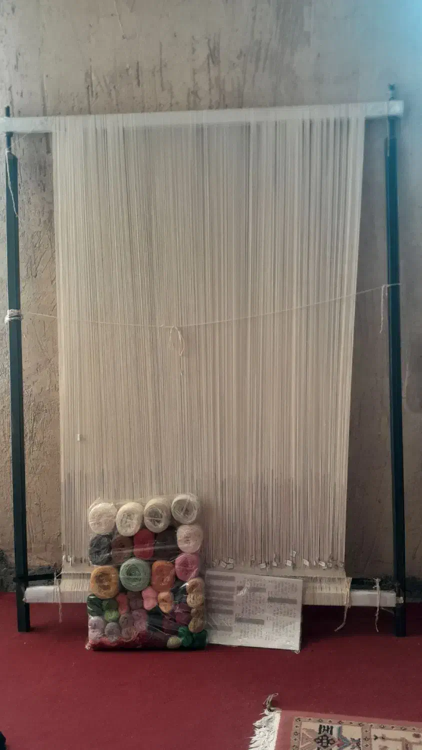 تابلو فرش به همراه نخ و نقشه|تابلو فرش|خرم‌آباد, |دیوار