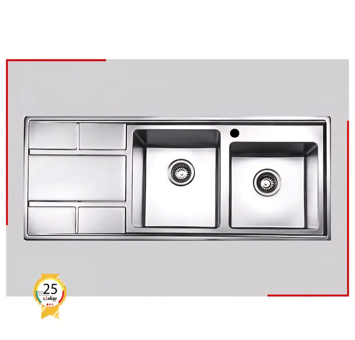 انواع سینک استیل. کریستال ، گرانیت|مصالح و تجهیزات ساختمان|مرودشت, بهارستان|دیوار