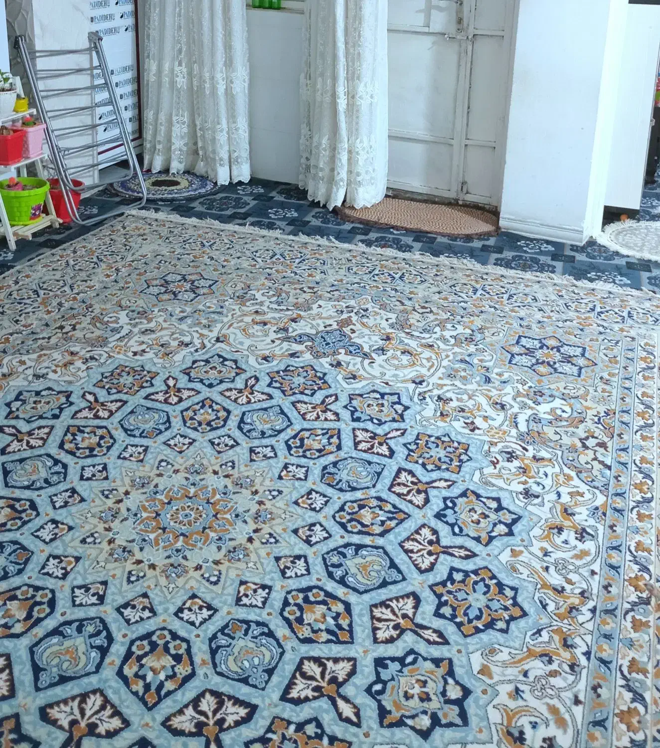 قالی ۱۲ متری|فرش|مسجد سلیمان, |دیوار