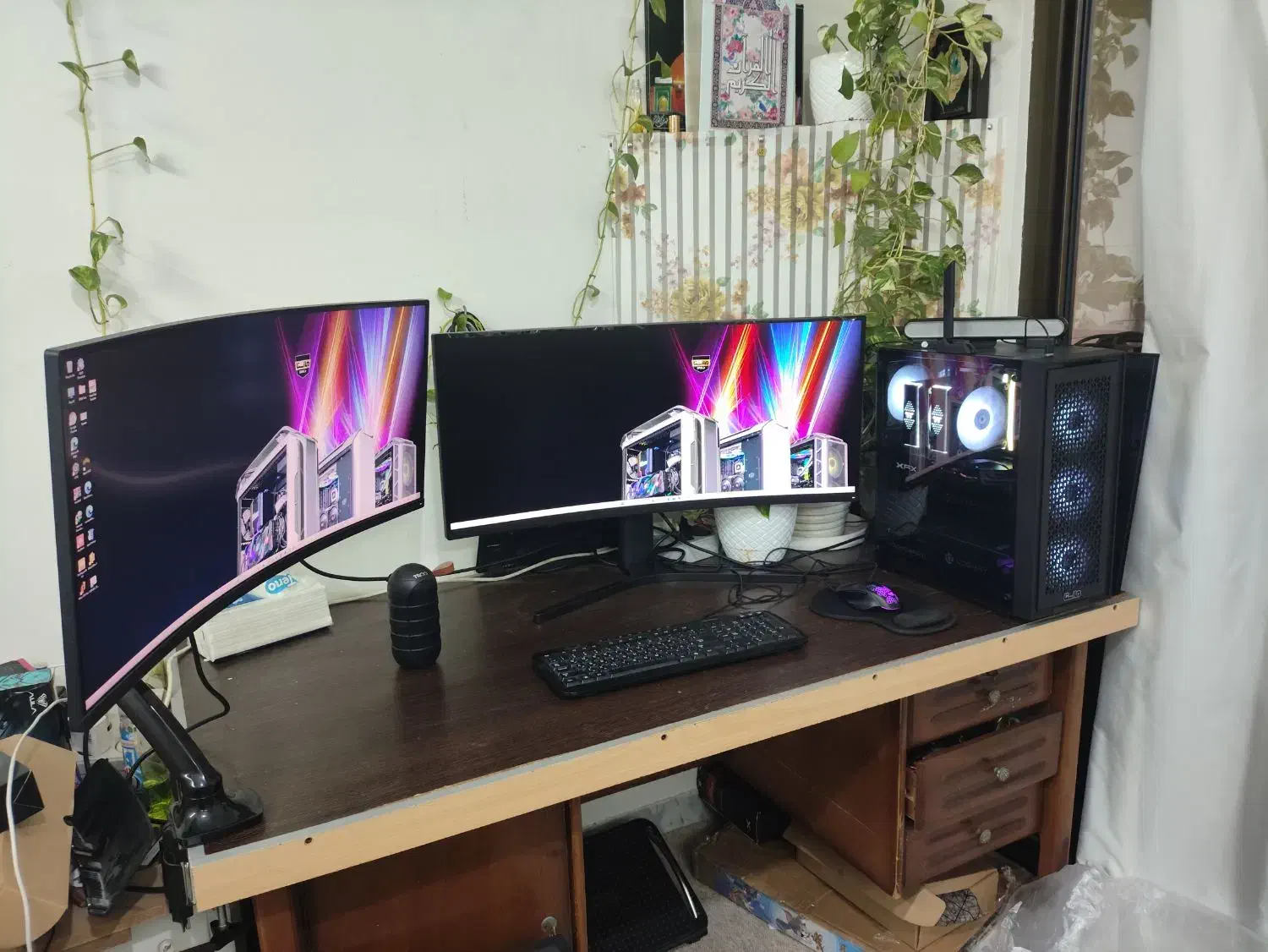 سیستم غول رندرینگ AsusB850/Ryzen9-9950x/64GB/1Tb|رایانه رومیزی|بابل, |دیوار