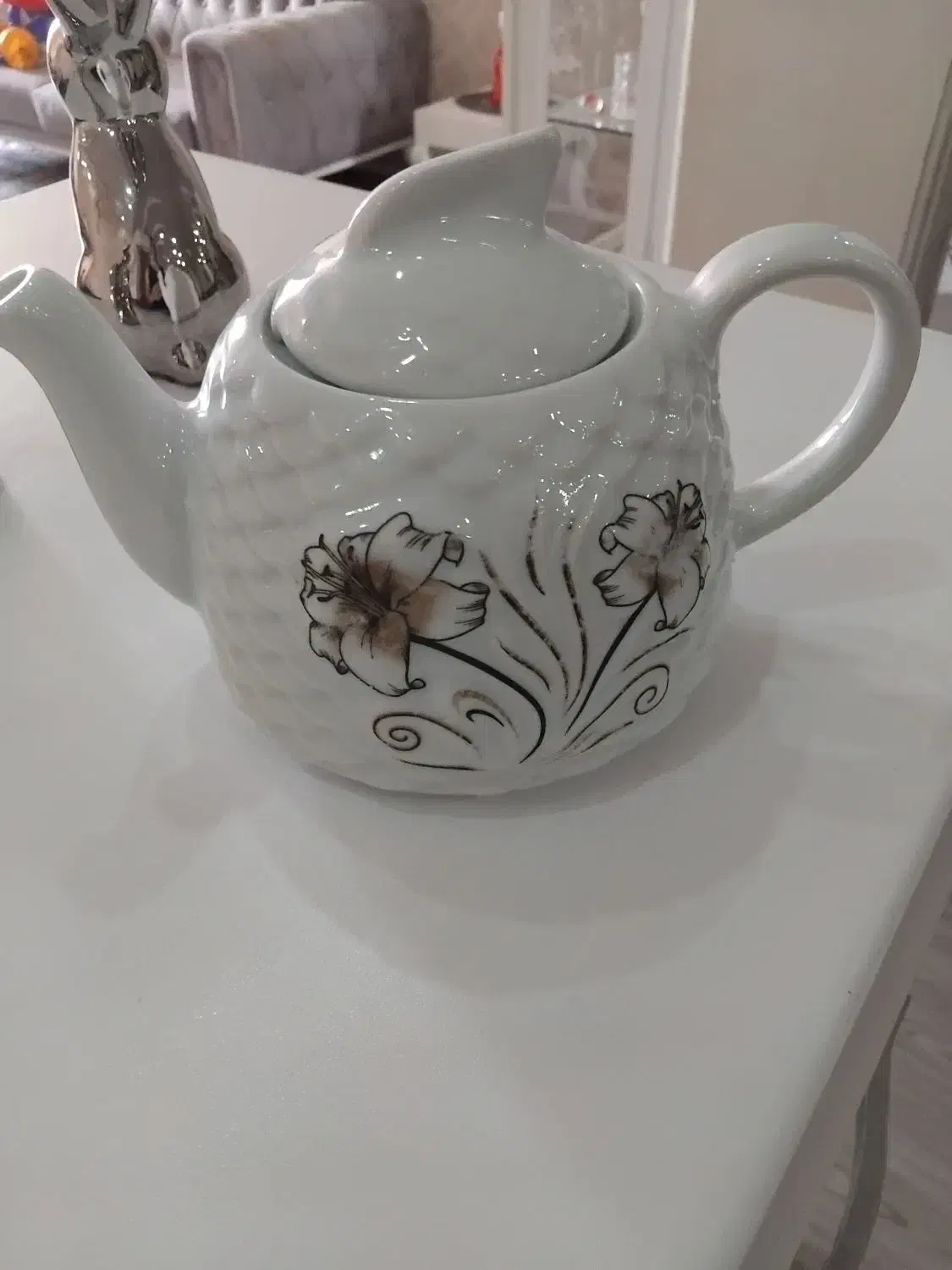 قوری سایز بزرگ|قوری، کتری، قهوه‌ساز دستی|رودهن, |دیوار