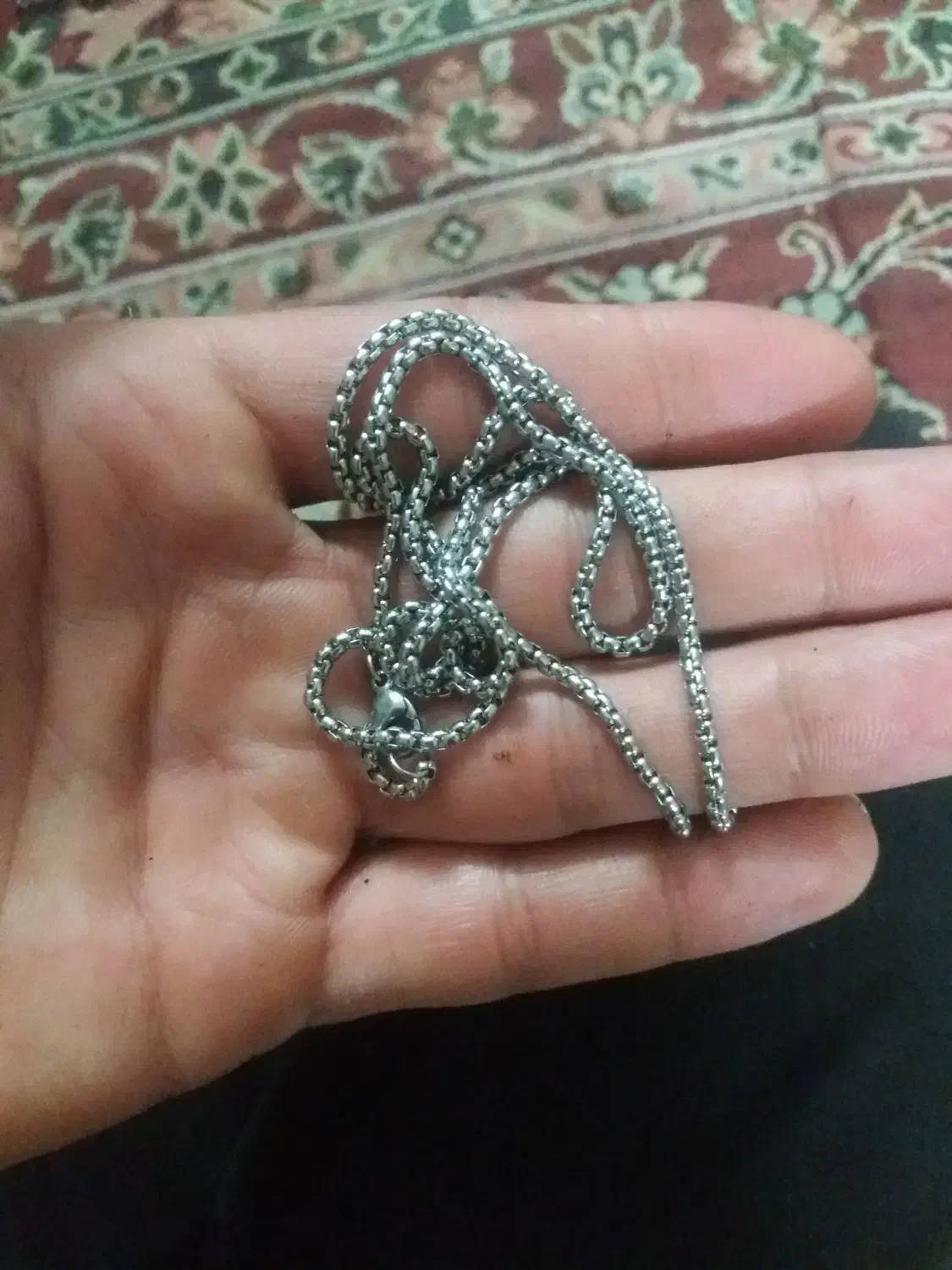 پلاک نقره استیل سیاه قلم نقشه ایران|بدلیجات|قم, باجک سه|دیوار