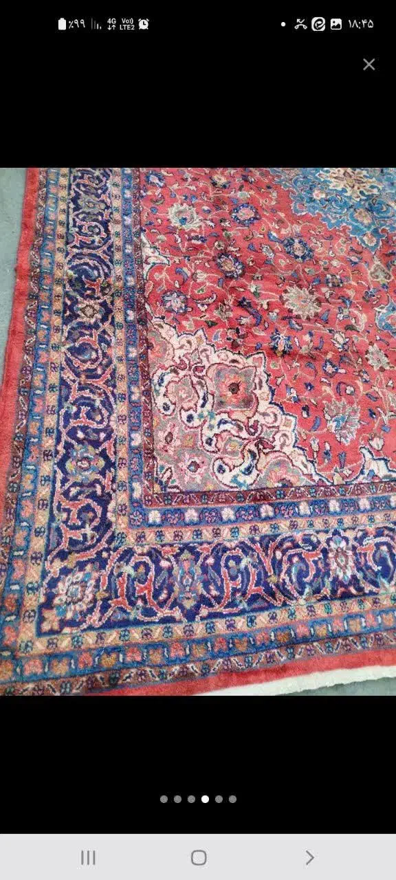 فروش قالی دستباف کار کرده کاشان|فرش|پرند, فاز ۶|دیوار