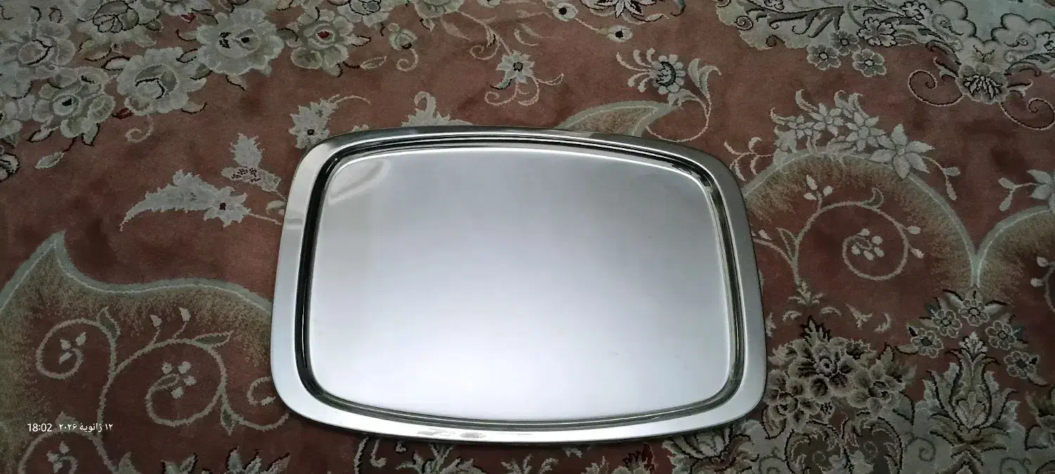 سینی استیل بزرگ|ظروف سرو و پذیرایی|تهران, شهرک دریا|دیوار