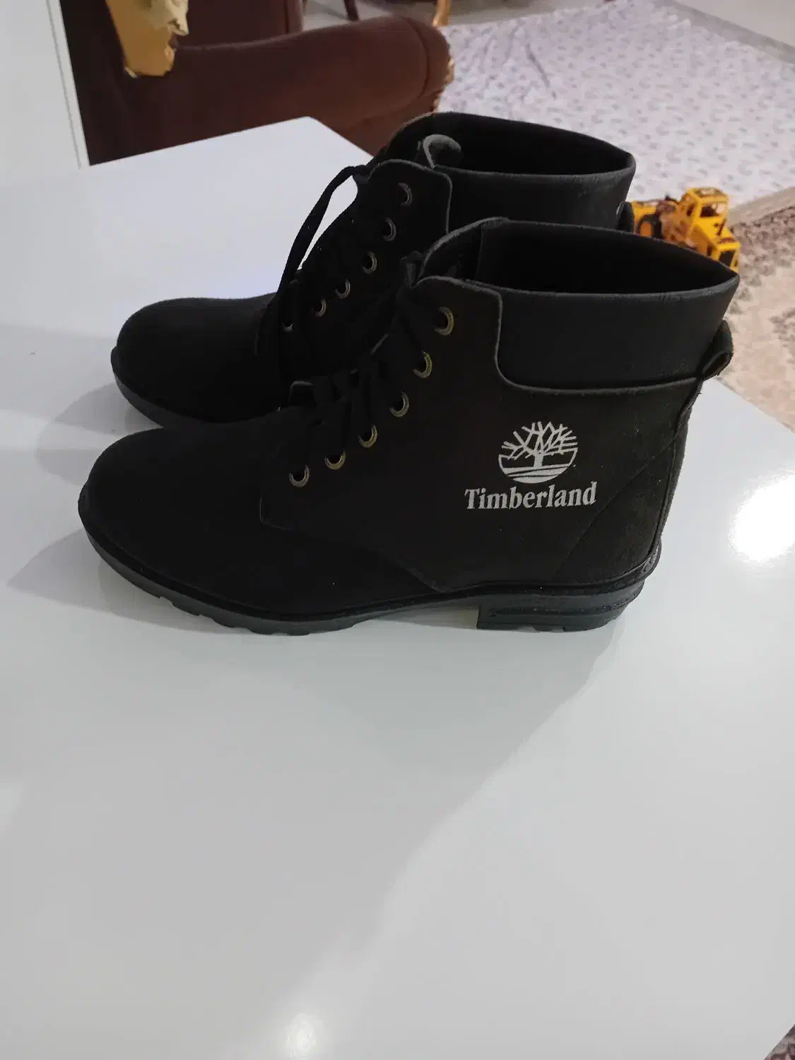 یک جفت کفش نیم بوت مشکی سایز ۳۹|کیف، کفش، کمربند|قوچان, |دیوار