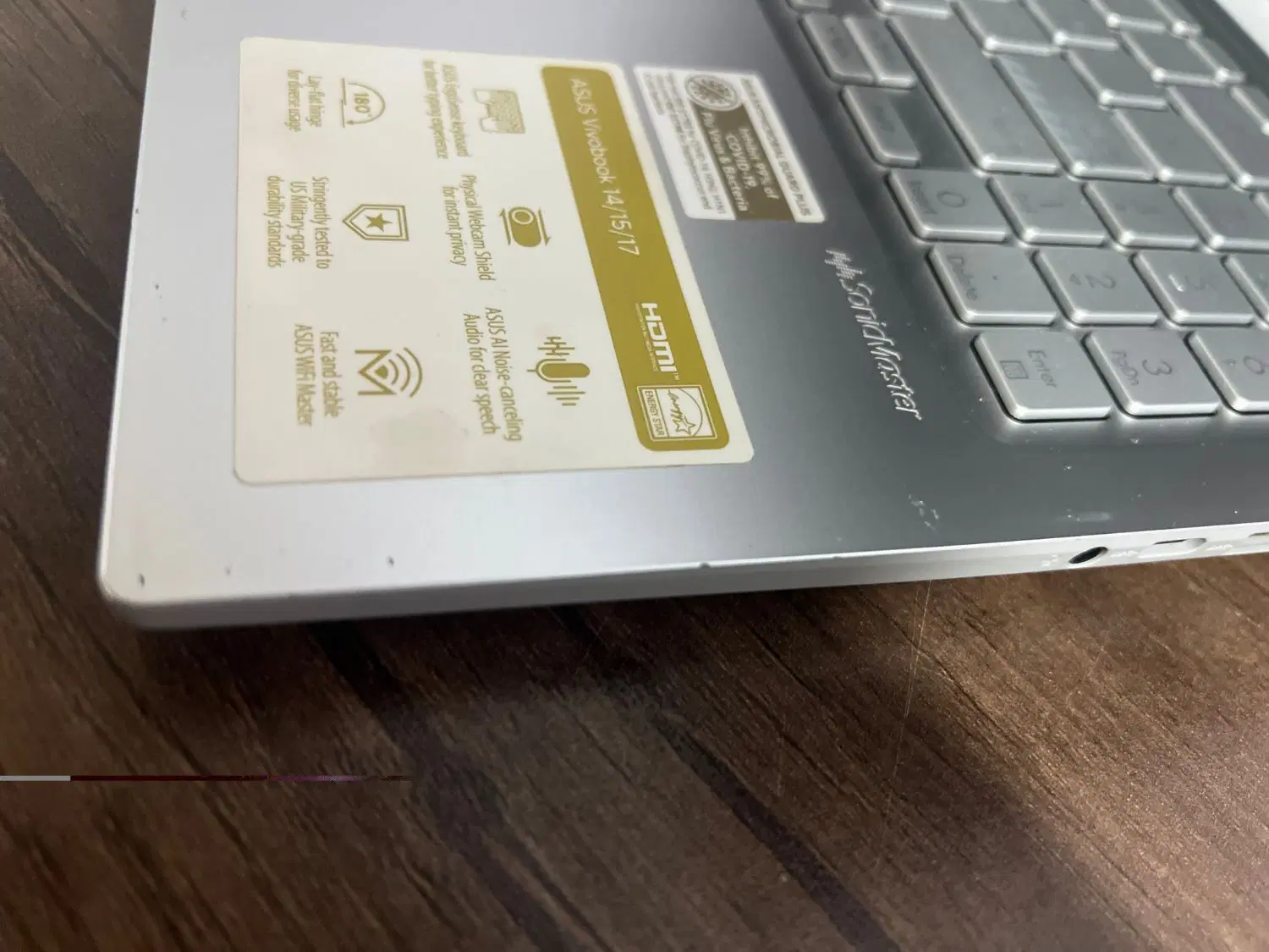 asus vivobook 2TB درحدنو|رایانه همراه|رشت, کوی جام جم|دیوار