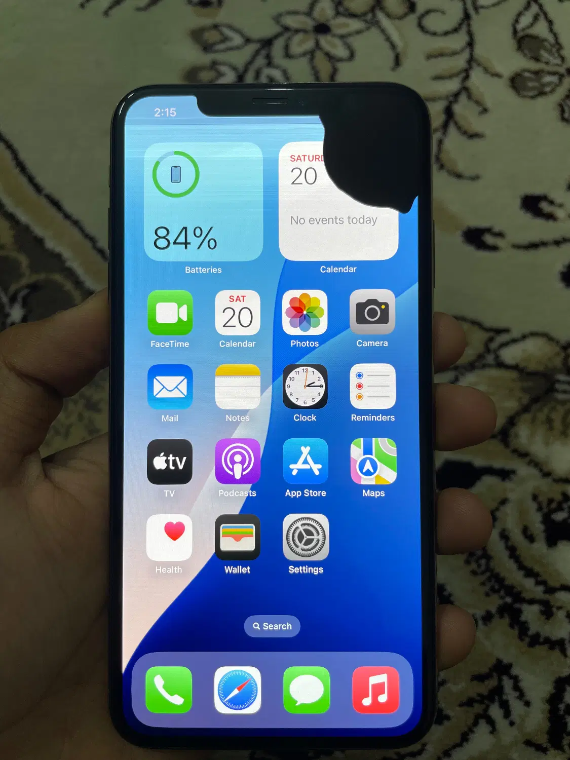 ایفون Xs Max|موبایل|گله دار, |دیوار