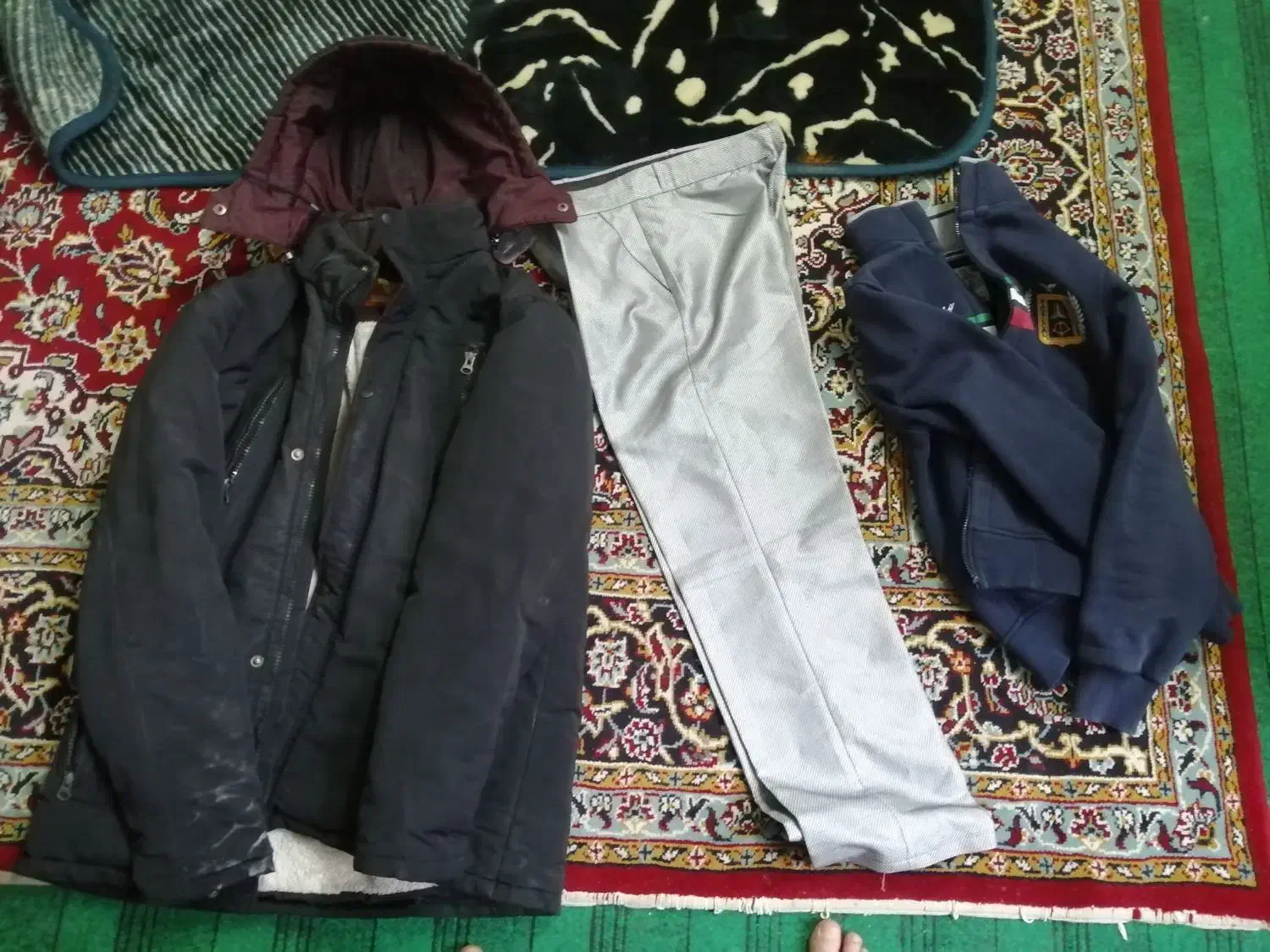 شلوار سایز40 سیوشرت و کاپشن دست دوم ولی تمیز|حراج|مشهد, امام خمینی|دیوار