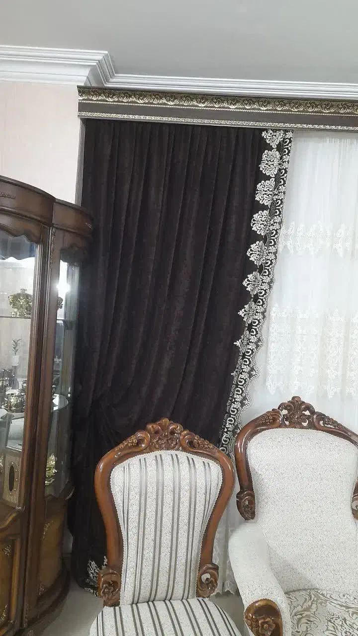 دستک پرده|پرده، رانر، رومیزی|مشهد, تربیت (صدف)|دیوار