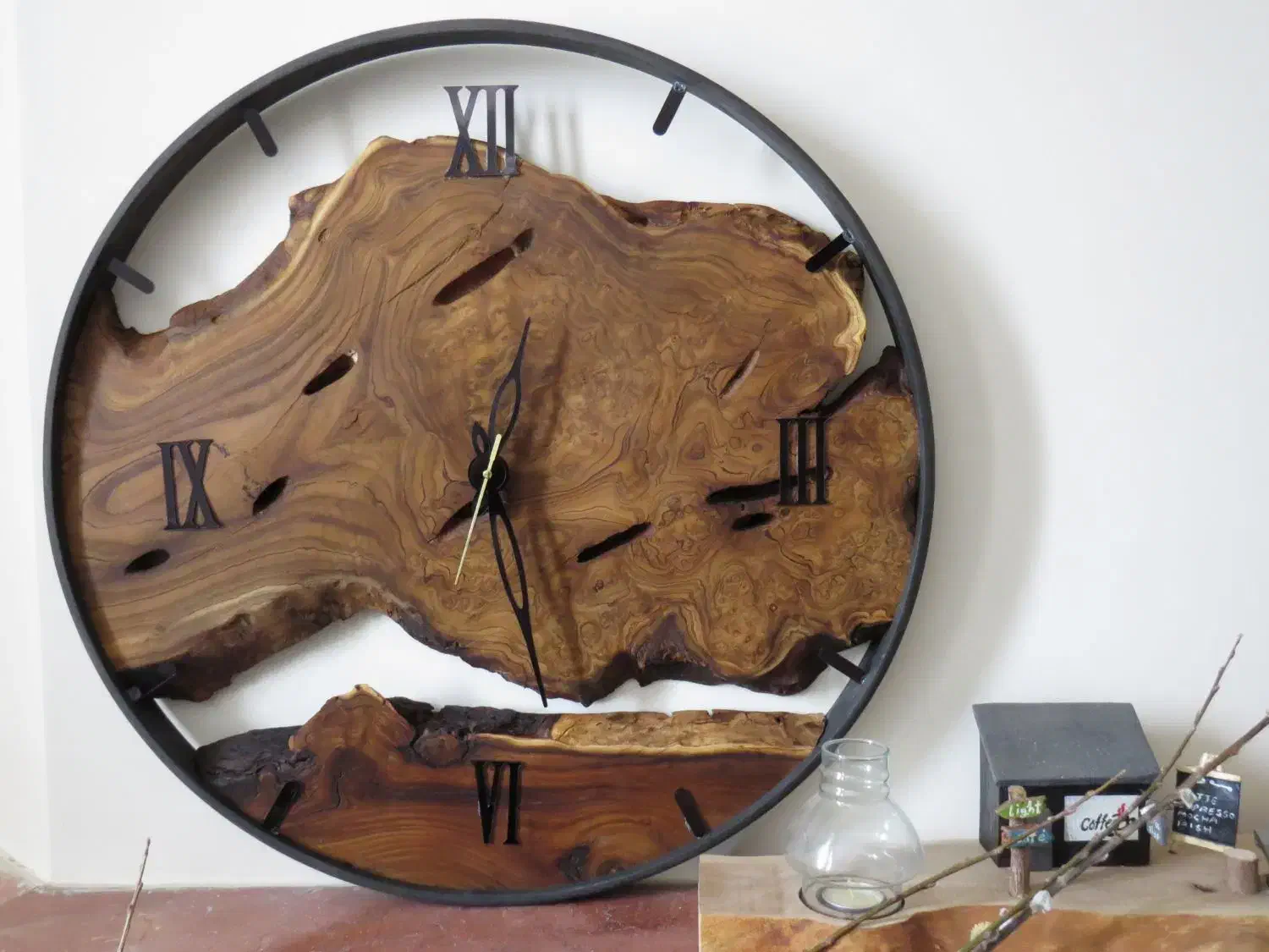 ساعت دیواری روستیک|ساعت دیواری و تزئینی|اصفهان, جوزدان الیادران|دیوار