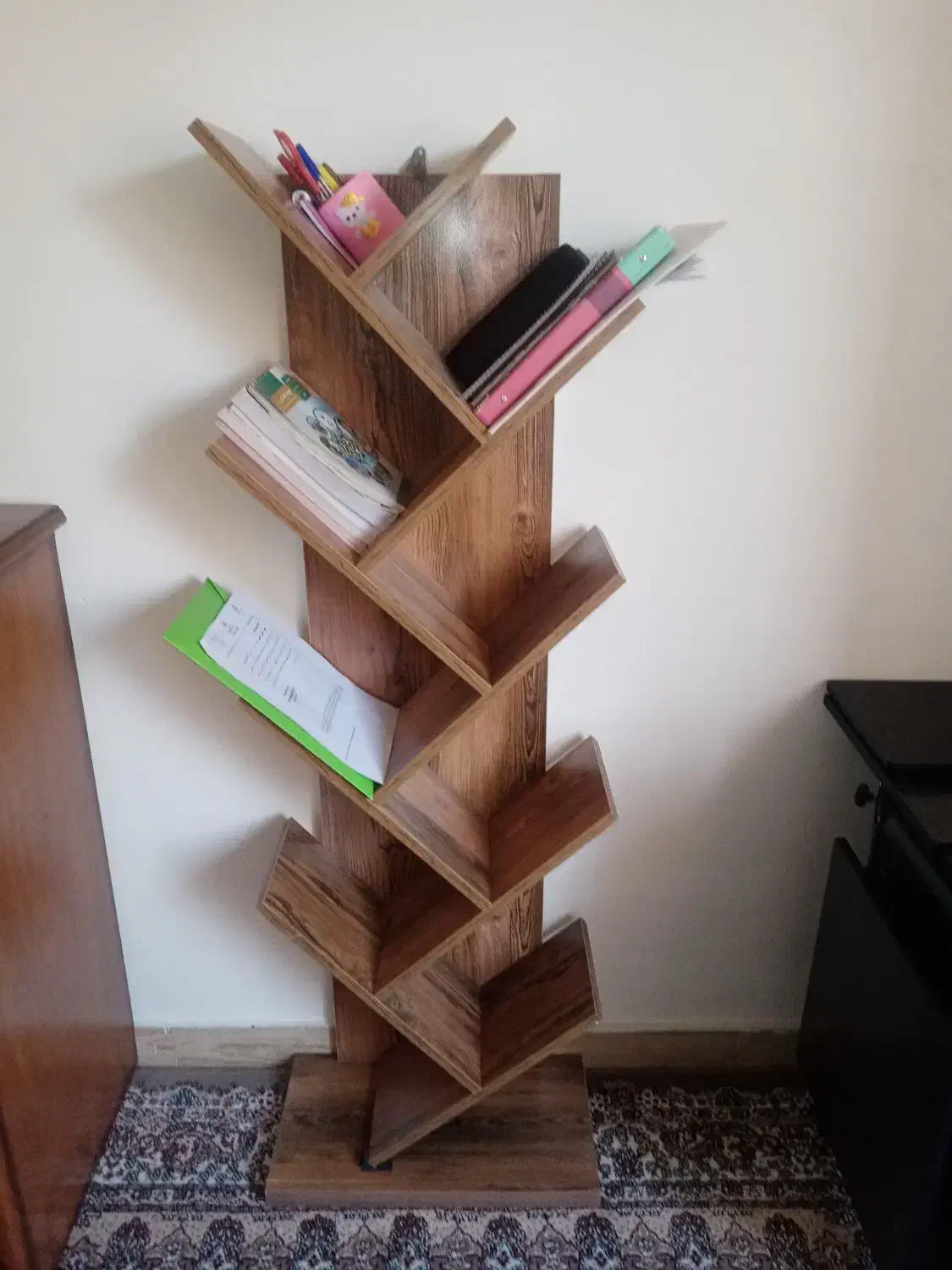 کتابخونه ایستاده|کتابخانه، شلف، قفسههای دیواری|شریفآباد, |دیوار