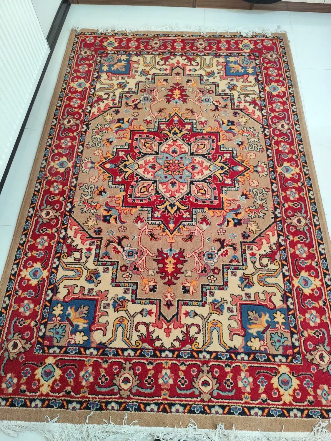 یک تخته فرش کبیر یزد|فرش|اصفهان, ملک‌شهر|دیوار