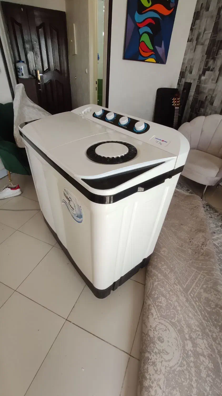 ماشین لباسشویی دوقلو ۱۵.۵ کیلویی پاکشوما|ماشین لباسشویی و خشککن لباس|تهران, پونک|دیوار