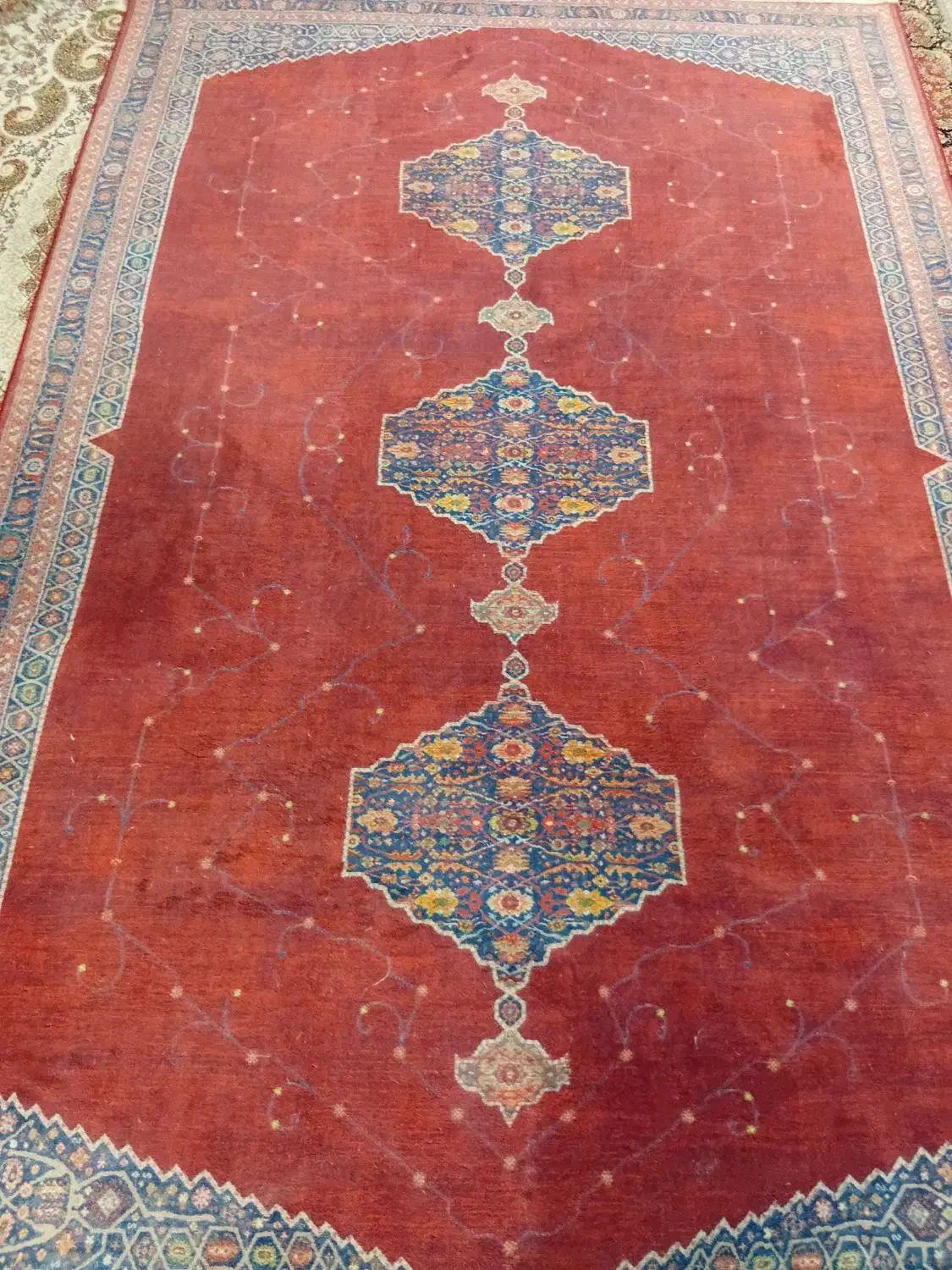 قالیچه مرینوس|فرش|شیراز, شاه قلی بیگی|دیوار