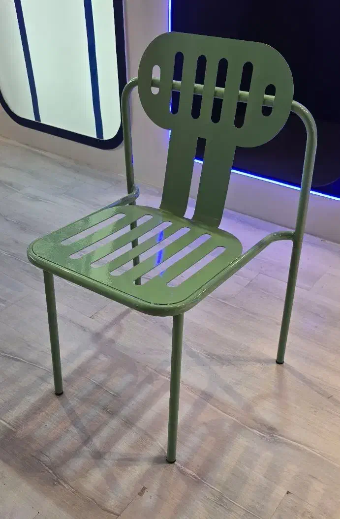 صندلی تمام فلزی کافیشاپ رستوران فسفود تراس فضاباز|میز و صندلی غذاخوری|باقرشهر, |دیوار