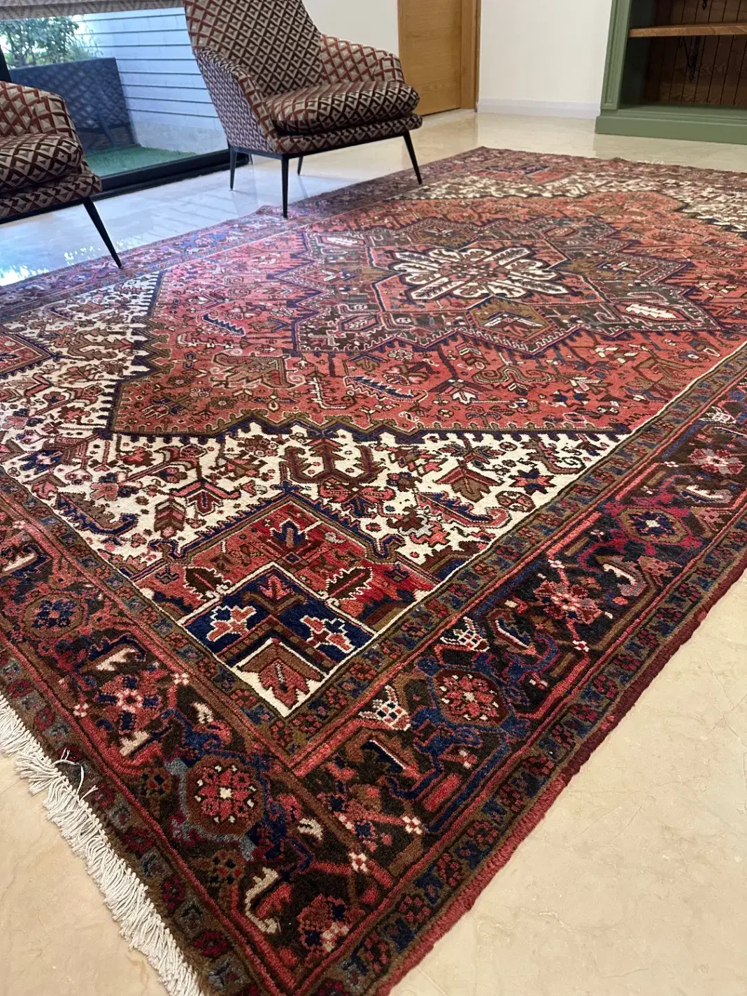 فرش دستبافت|فرش|کاشان, فین بزرگ|دیوار