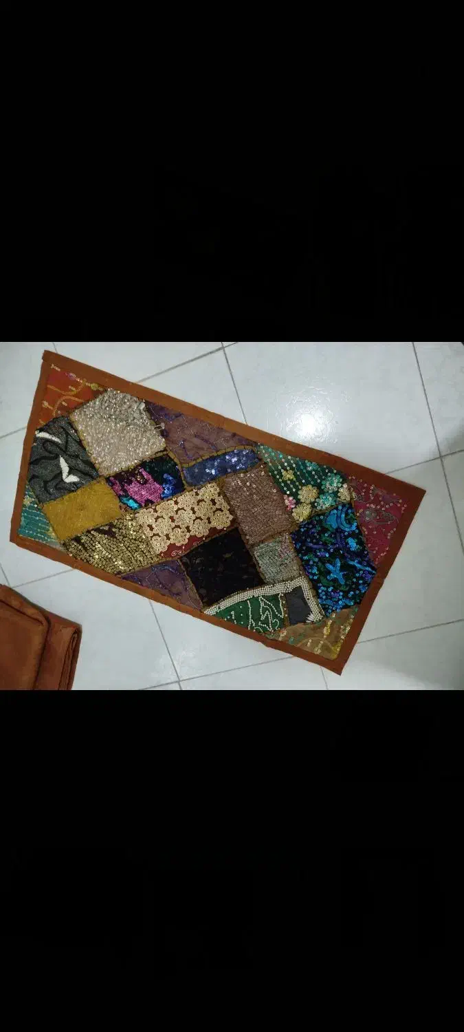 رومیزی هندی|پرده، رانر، رومیزی|ملایر, |دیوار