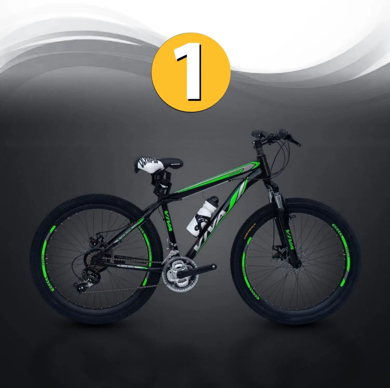 دوچرخهVIVA آکبند 20. 24. 26. 27 اسپورت درجه1 full|دوچرخه، اسکیت، اسکوتر|مریوان, |دیوار