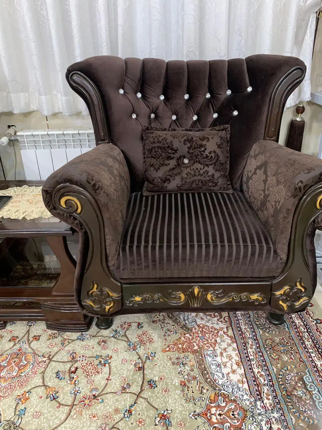 مبل ۹ نفره سالم در حد|مبلمان خانگی و میز عسلی|خوانسار, |دیوار