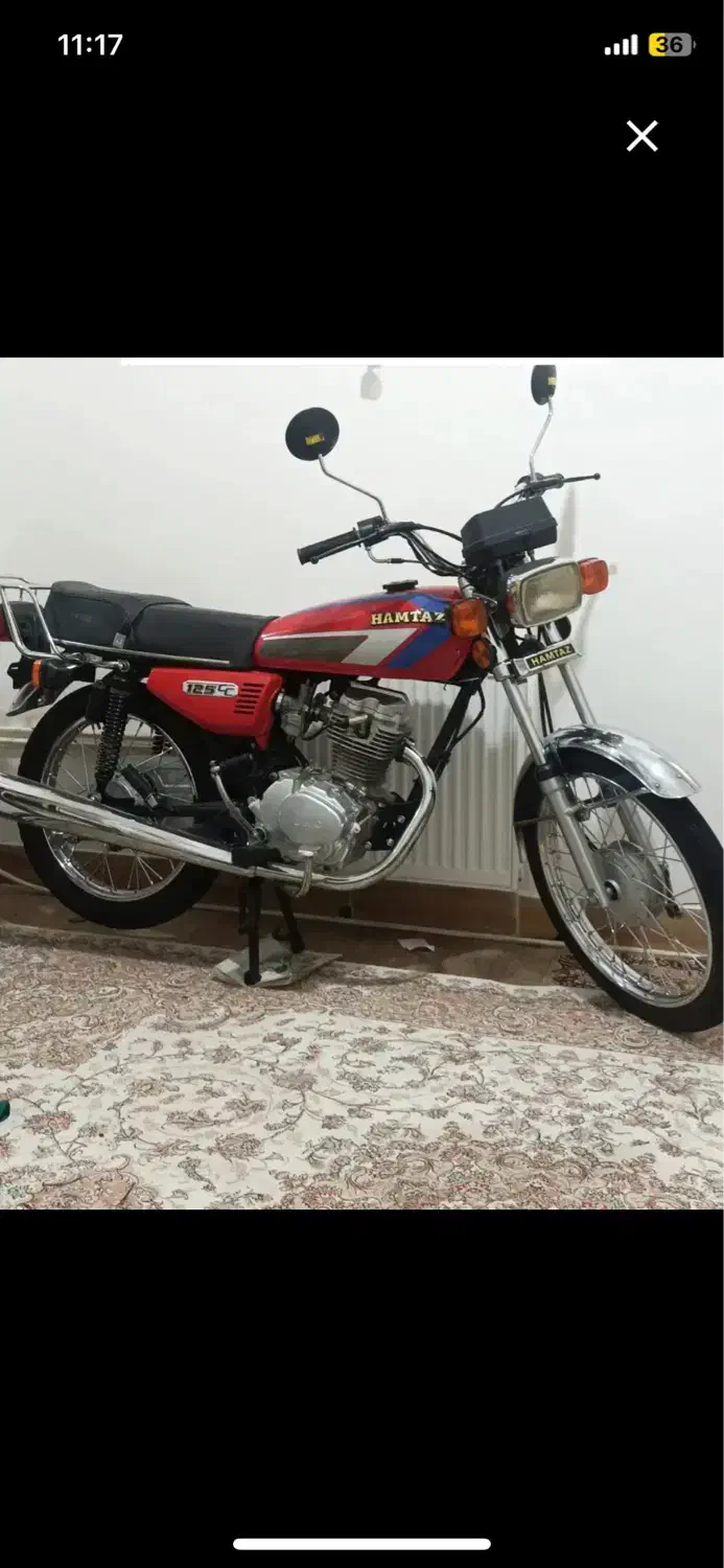 همتاز ۱۲۵ خشک|موتورسیکلت|میاندوآب, |دیوار