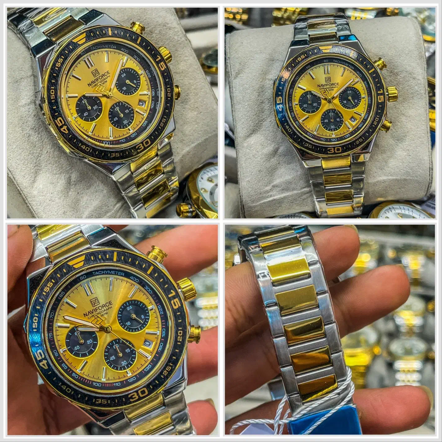 ساعت مچی مردانه ناوی فورس سه موتوره/ دو رنگ اصلی|ساعت|مشهد, گاز|دیوار