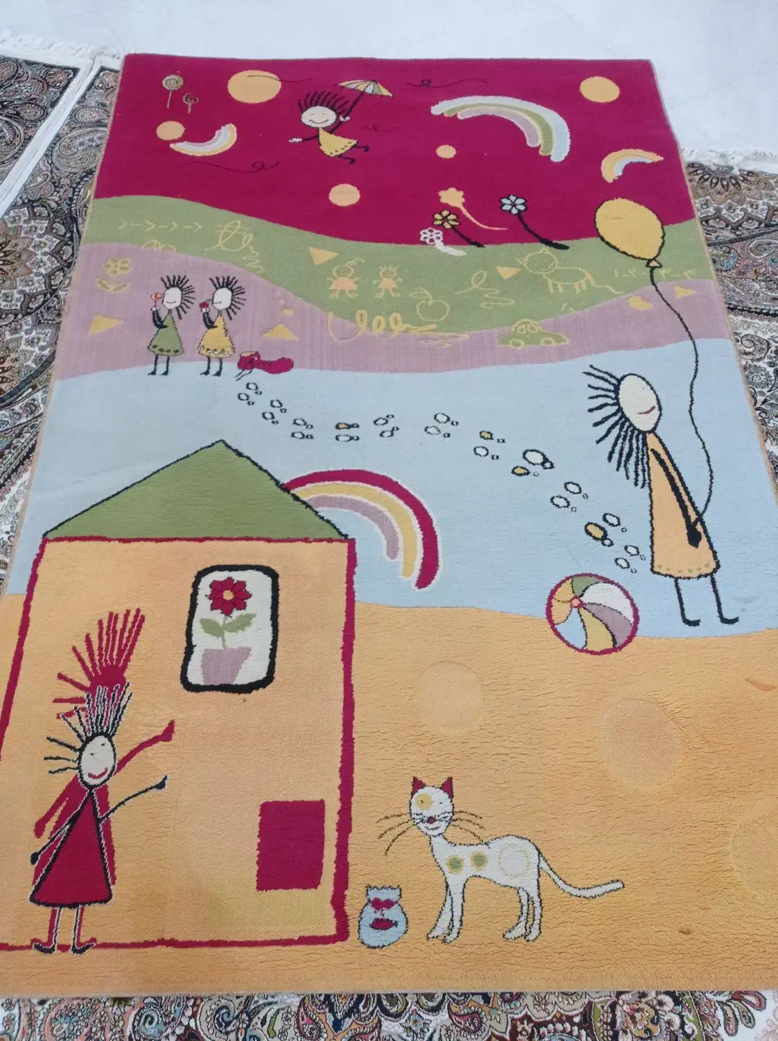 فرش کودک|فرش|ماهدشت, |دیوار