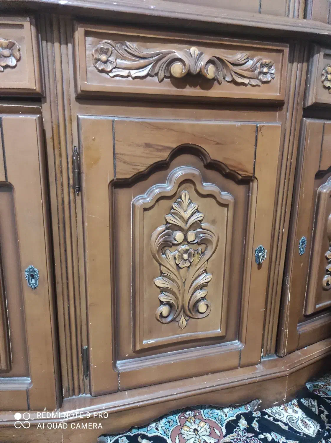 بوفه چوبی|بوفه، ویترین، کنسول|کرمانشاه, |دیوار