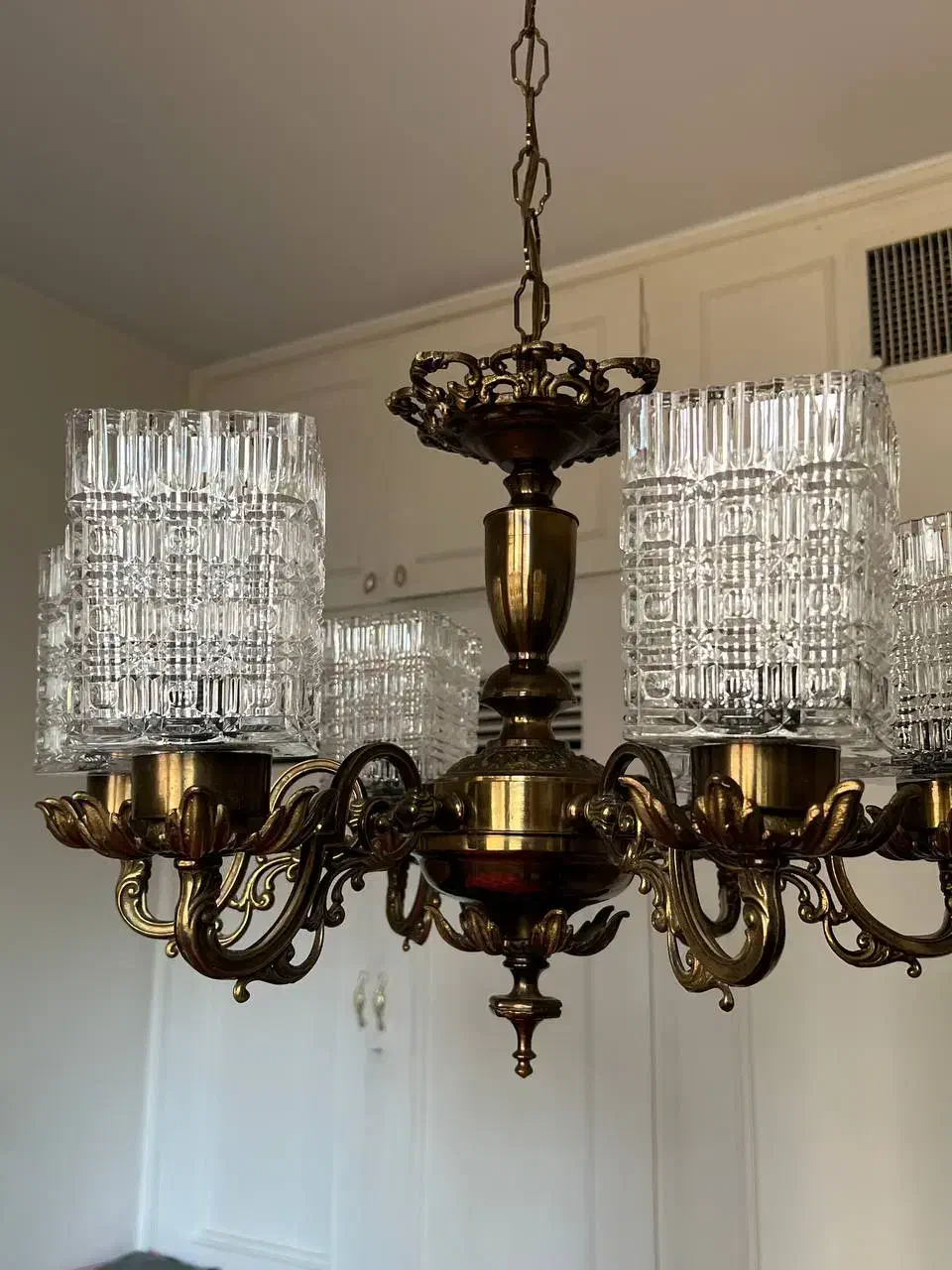 لوستر برنز قدیمی|لوستر و چراغ آویز|تهران, الهیه|دیوار