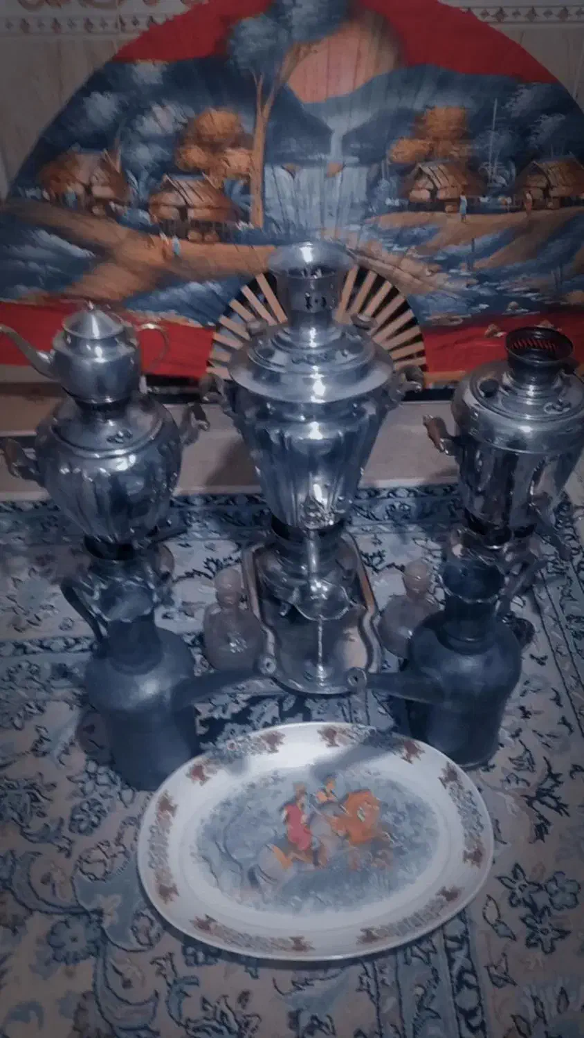 لوازم ورشو و مسی قدیم|کلکسیون اشیاء عتیقه|خرم‌آباد, |دیوار