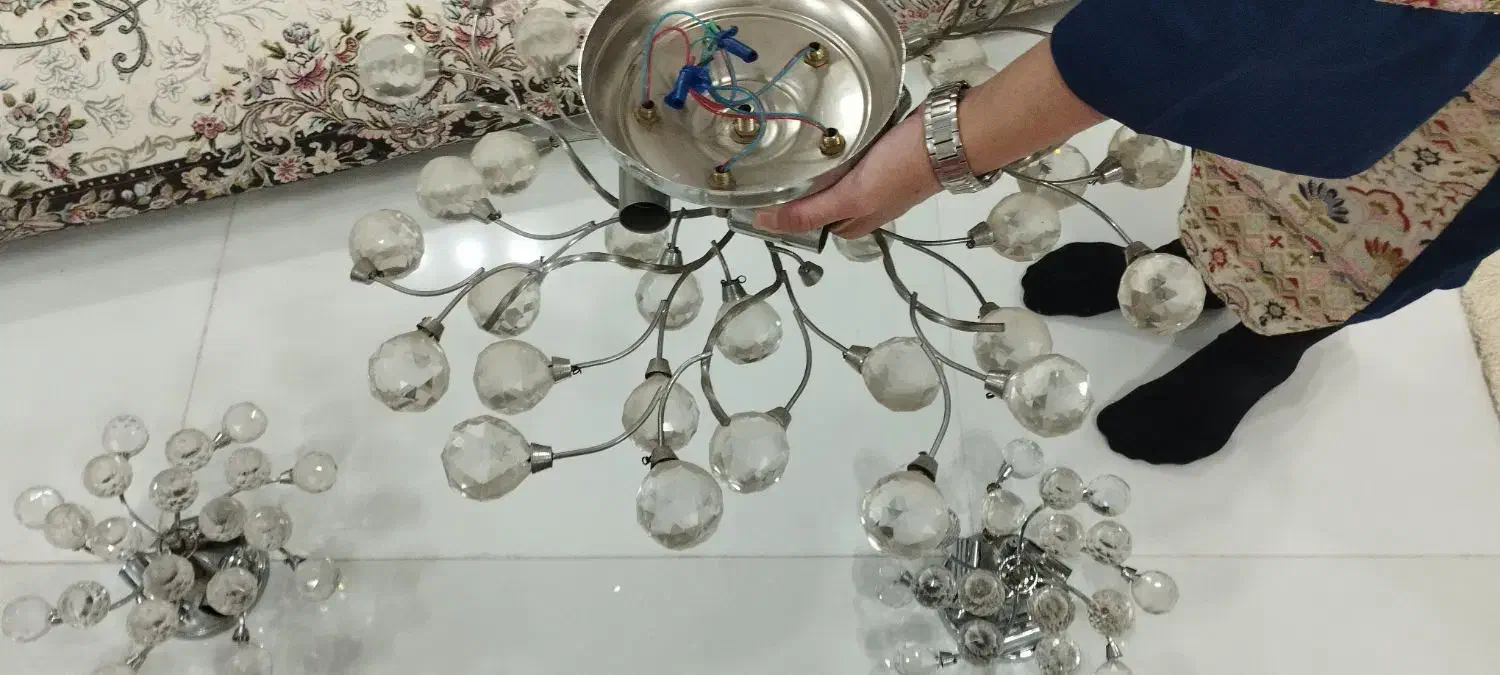 لوستر سقفی|لوستر و چراغ آویز|اهواز, فرهنگ شهر|دیوار