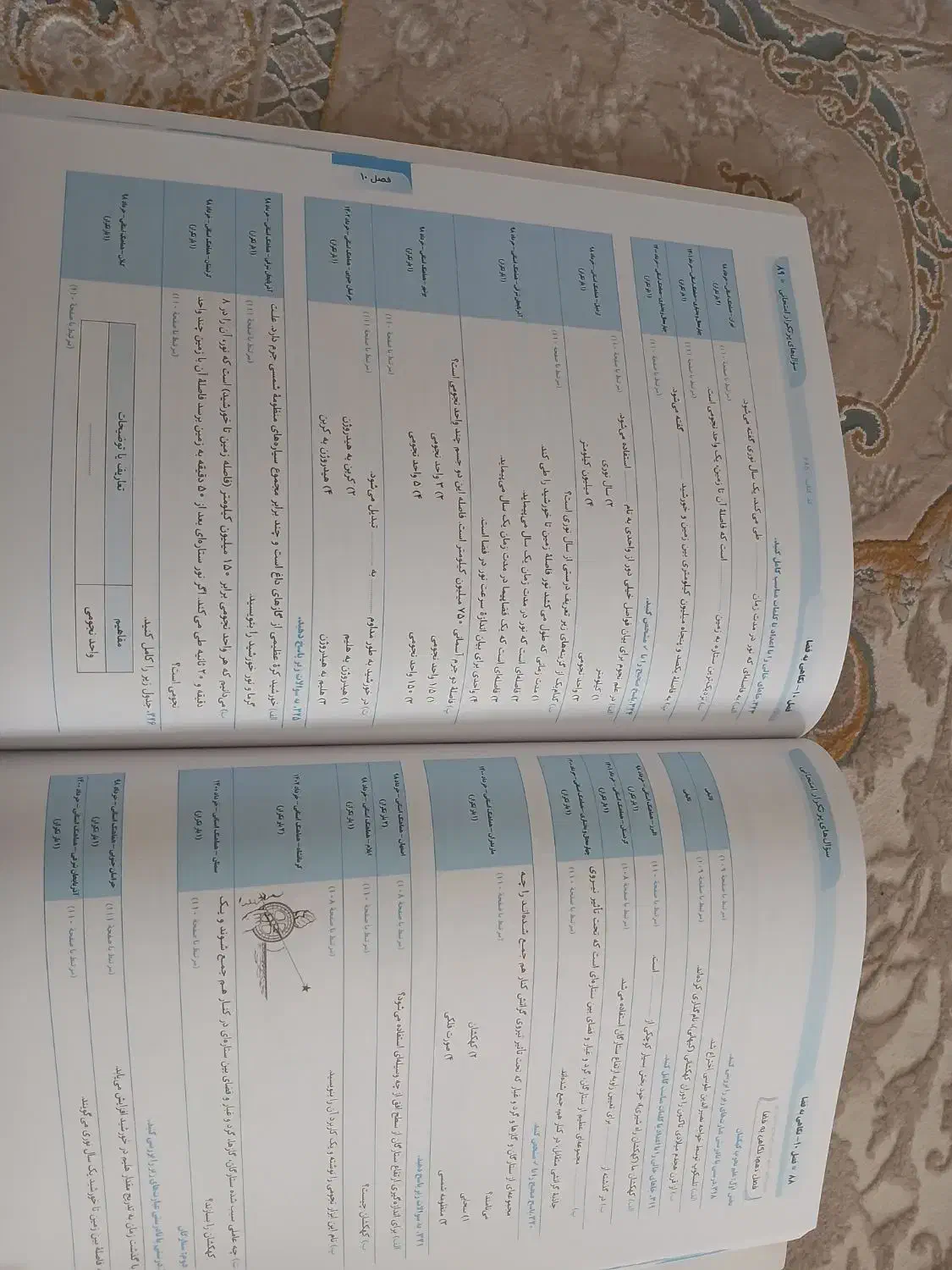 کتاب علوم نهم قلم چی سوالات امتحان نهایی|کتاب و مجله آموزشی|ساری, |دیوار