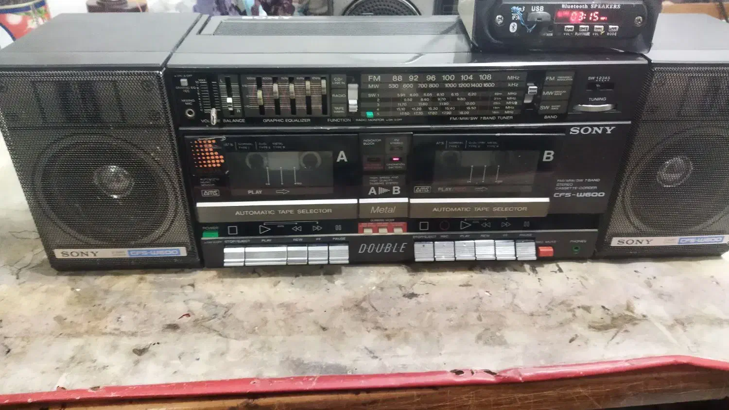 چندین رادیوضبط مشهورژاپنی|سیستم صوتی خانگی|بابل, |دیوار