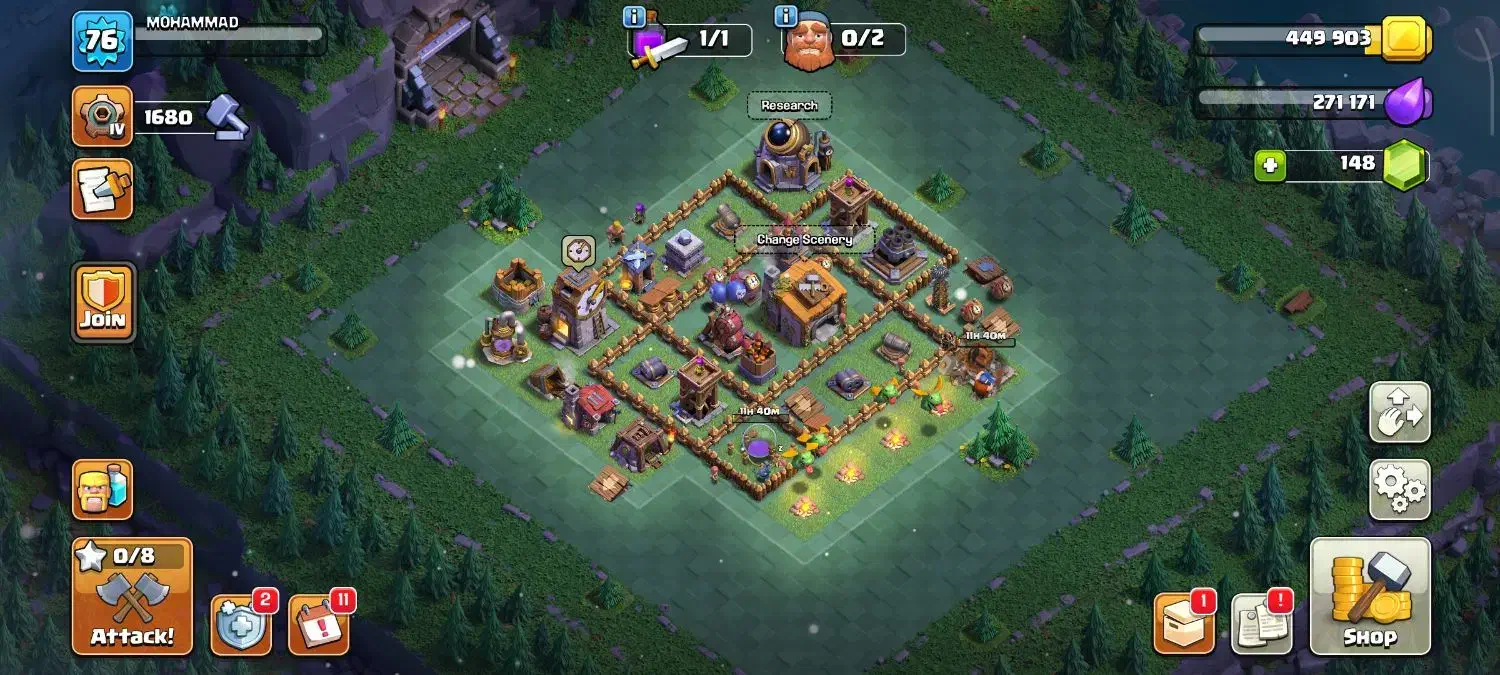 اکانت کلش آف کلنز|کنسول، بازی ویدئویی و آنلاین|شاهین‌شهر, حافظ شمالی|دیوار