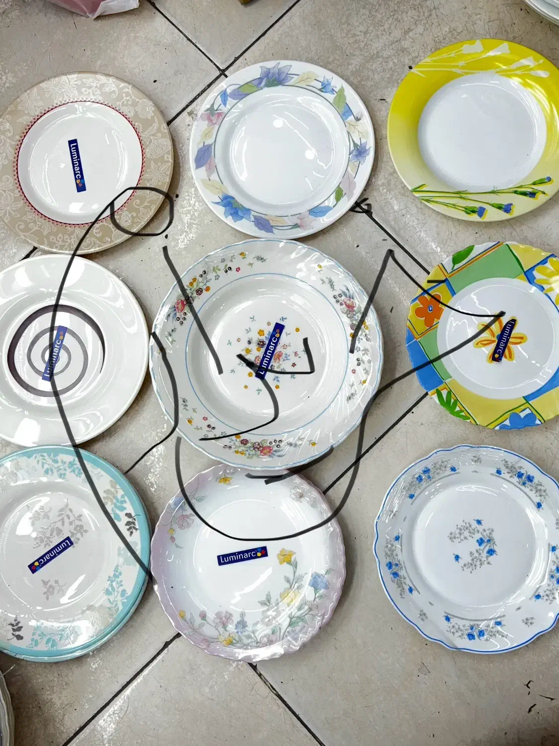 انواع گلهای آرکوپال فرانسه ویکتوریا فلو رمانتیک|ظروف سرو و پذیرایی|تهران, صادقیه|دیوار