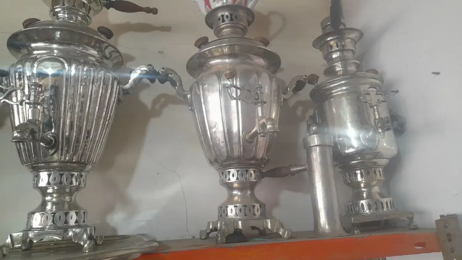 سماور قدیمی ورشو زغالی|سماور، چای‌ساز، قهوه‌ساز|خمینی‌شهر, |دیوار