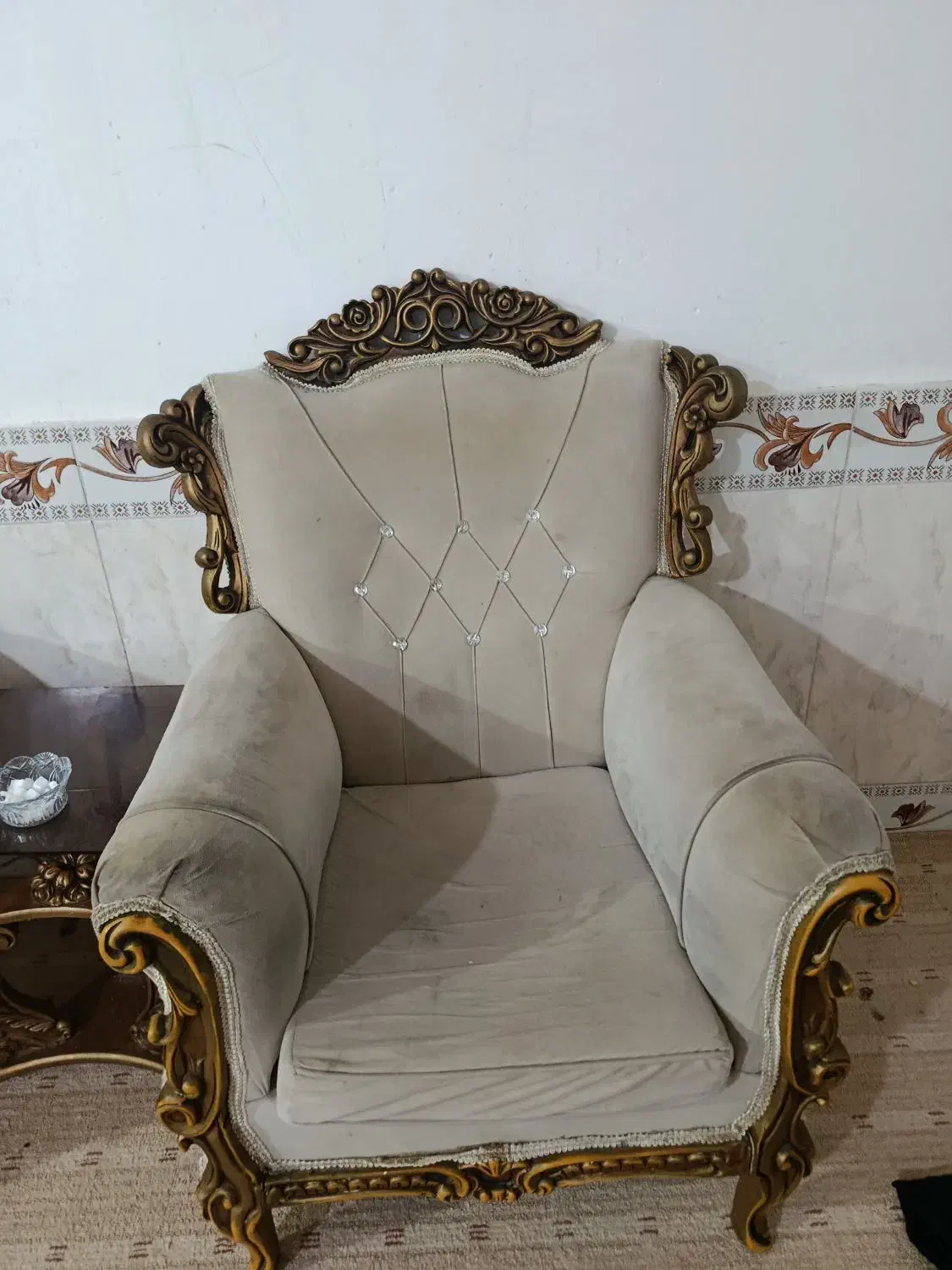 مبل سالم 7 نفره|مبلمان خانگی و میز عسلی|سرخنکلاته, |دیوار