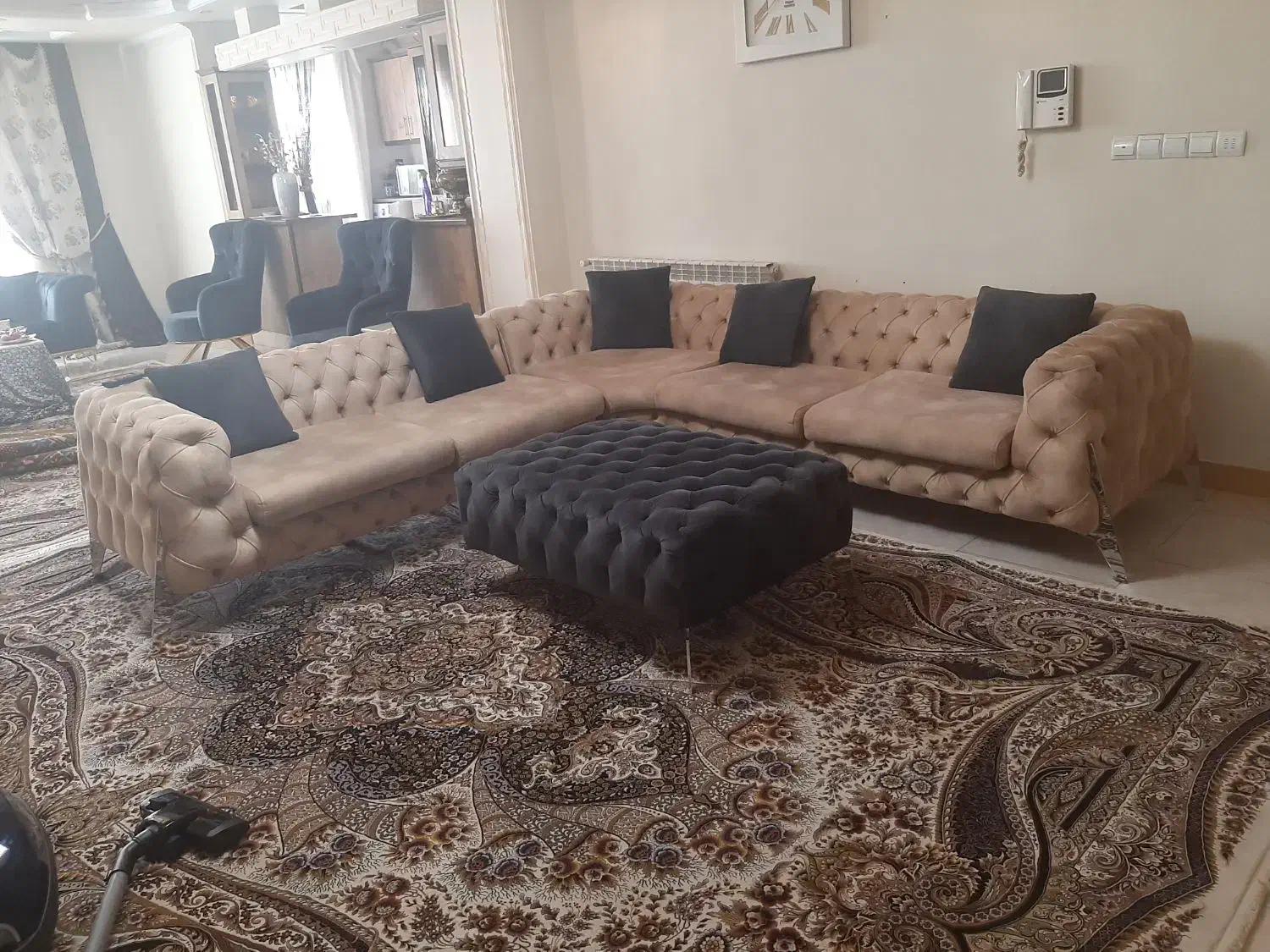 مبل ال چستراصل۷نفره|مبلمان خانگی و میز عسلی|اندیشه, شهرک صدف|دیوار