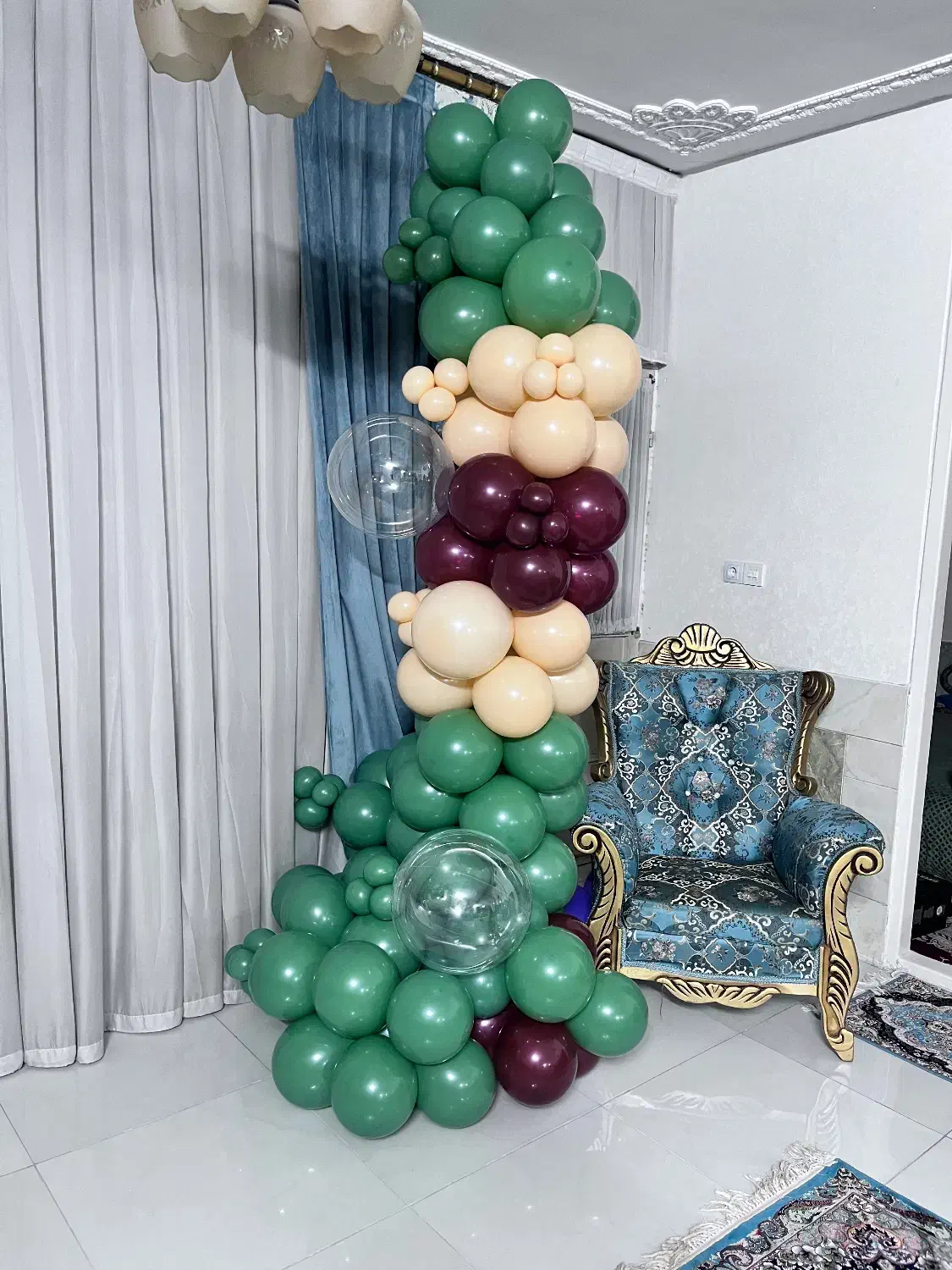 ریسه بادکنکی کمتر از ۲۴ساعته آماده شده|ریسه و چراغ تزئینی|قرچک, باقرآباد|دیوار