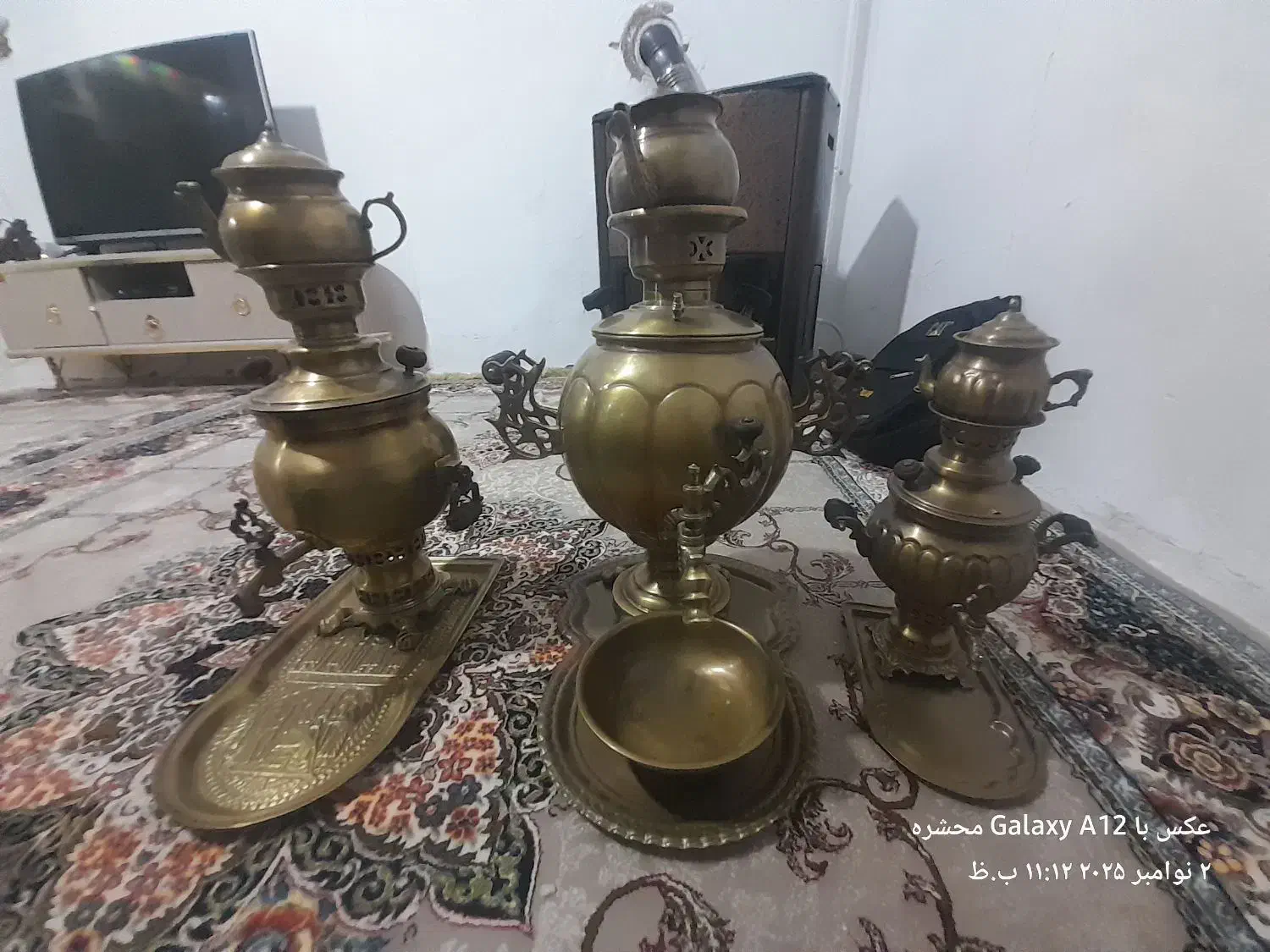 سماورزغالی|کلکسیون اشیاء عتیقه|کرمانشاه, |دیوار