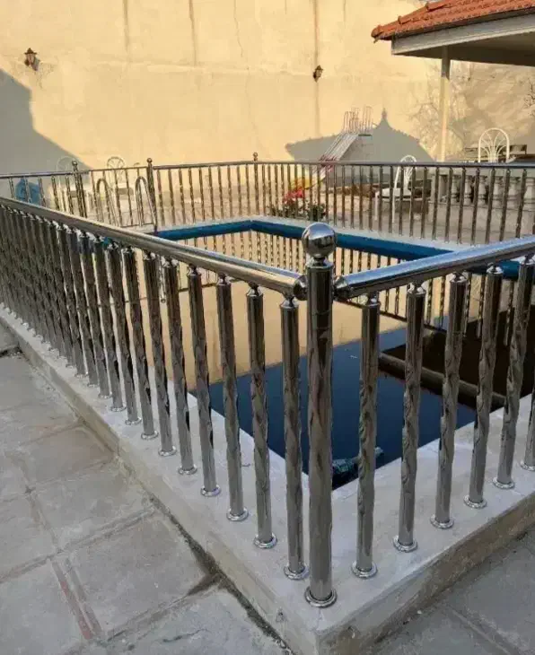 نرده و حفاظ استیل/ نرده پله/نوین استیل|خدمات پیشه و مهارت|بیرجند, |دیوار