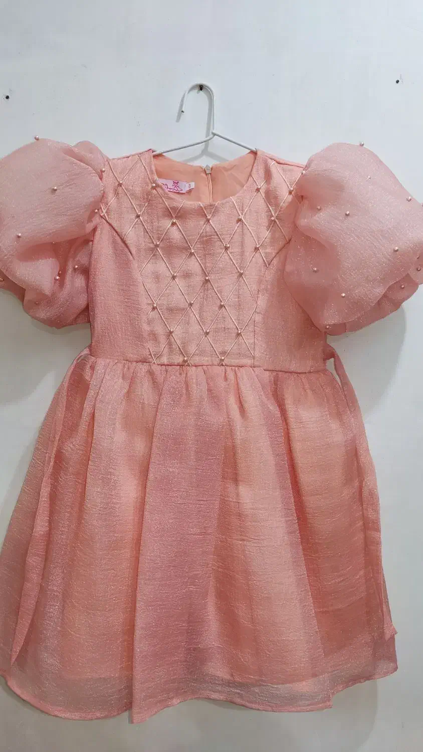 پیراهن دخترانه رنگ گل‌بهی|لباس|آستانه اشرفیه, |دیوار